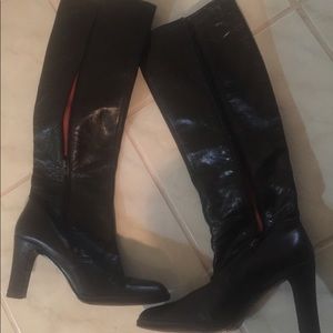 Christian Dior Leather Boots